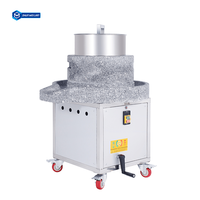 Machine à broyer le soja et le tofu électrique automatique Shunweilian WT-45, en acier inoxydable et pierre naturelle, capacité de 40 kg/h, vente chaude