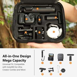 Estuche Rígido EVA Ultra Resistente a Impactos Amazear para Insta360 GO con Compartimentos Personalizables para Cámara de Acción - Product Image 2