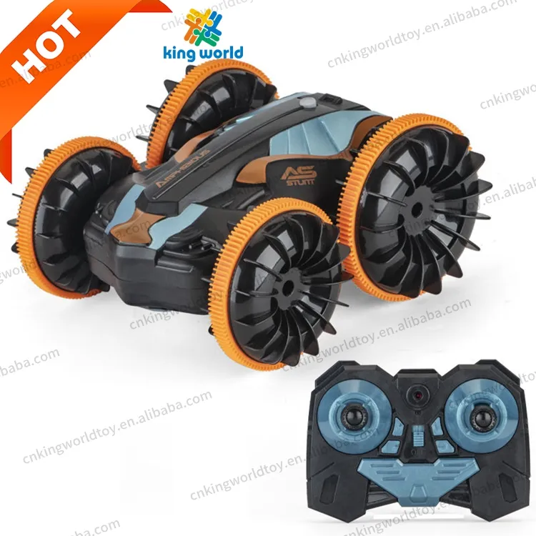 Best Seller 2.4G Amphibious vehicle Double-Sided Stunt RC Car Hobby Toys Waterproof Remote Control 4WD 360 Flip Rotate Stunt Car