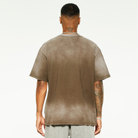 OEM et ODM dernière tendance Best-seller Original Versatile Old Washing Water Fashion logo T-shirt à col rond et à manches courtes pour hommes