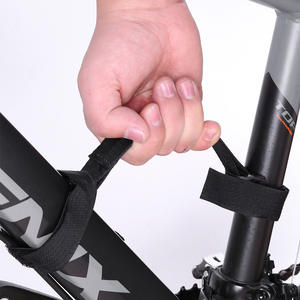 JY 011 สายรัดจักรยานแบบพกพา สีดำ ทำจากไนลอน ใช้ได้กับจักรยานเสือภูเขาและจักรยานเสือหมอบ - Product Image 2