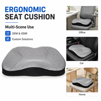Coussins de siège ergonomiques rafraîchissants en gel à mémoire de forme pour chaise de bureau et voiture, personnalisables, orthopédiques et confortables – Vente chaude