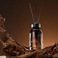 Diffuseur de parfum en verre professionnel OEM longue durée avec huiles essentielles fruitées sans flamme pour la décoration intérieure