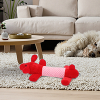 2026 Jouets pour chiens écologiques et durables, en forme de cochon et de canard, qui couinent et sont à mâcher, avec quatre longues pattes d'animaux, bâtonnet mignon pour animaux de compagnie