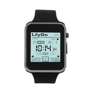 TTGO-T-Watch-2020 de interacción ambiental portátil, programable, con pantalla táctil de 1,54 pulgadas, ESP32