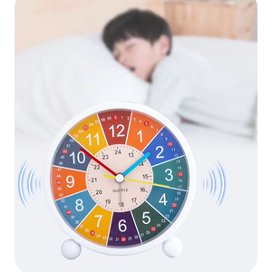 Reloj Despertador Inteligente para Niños, Creativo, Vintage, con Diseño de Dibujos Animados, Electrónico, Silencioso, con Base para Mesa de Noche - Product Image 2