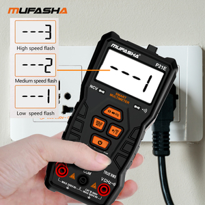 Kỹ thuật số vạn năng 6000 đếm AC/DC Volt kiểm tra <span class=keywords><strong>Meter</strong></span> Ohm Tester các biện pháp điện dung liên tục NCV tần số và True RMS - Product Image 4