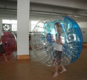 Waterhan <strong>Bubble</strong> Playground Multi-player Water Group Building Game Props Adult Inflatable PVC ZORB <strong>Rolling</strong> Ball 120cm 20kg+ - Product Image 2