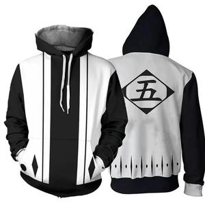 เสื้อสเวตเชิ้ตแขนยาวผู้ชาย พิมพ์ลาย 3 มิติ ลาย Bleach สำหรับคอสเพลย์ เสื้อฮู้ดถักไหมพรม ชุดวอร์มฤดูหนาว - Product Image 4