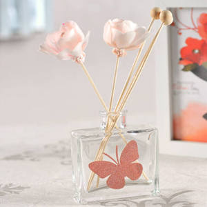 Diffuseur d'huiles essentielles <span class=keywords><strong>aromatique</strong></span>, bouteille en verre, personnalisé, huile essentielle, bâton de parfum, vente en gros, 50 ml - Product Image 1