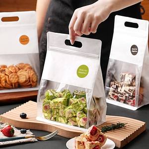 Sacs fourre-tout, sacs cadeaux pour festivals, sacs d'emballage transparents givrés, sacs pour snacks, bonbons, biscuits, sacs en plastique, sacs auto-scellants - Product Image 5