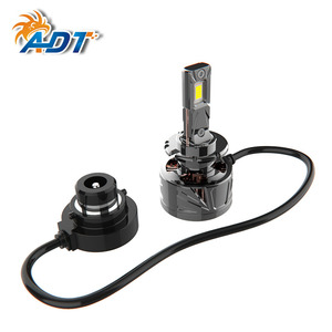 หลอดไฟ LED D1S D3S สำหรับรถยนต์ ไฟสูง-ต่ำ แบบสองด้าน ชิป CSP 6500K 35W 4900LM ปลั๊ก 12V 24V - Product Image 1