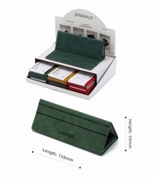 Étui de luxe surdimensionné en cuir PU épais pour lunettes de soleil et de vue, étui rigide magnétique pour lunettes optiques, emballage pratique, motif dessin animé