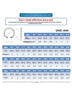 Anneau de retenue en acier 65Mn pour trous, anneau de retenue interne de type C, GB893 4L Chine continentale DIN472