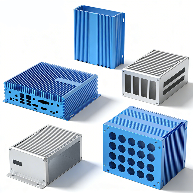 Custom IP54 Waterproof Aluminum Alloy Junction Box Electronics & Instrument Extruded Aluminum Enclosure