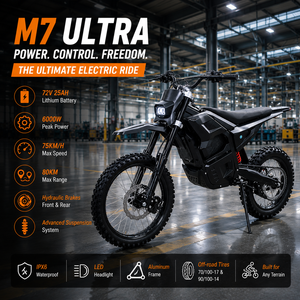 Motocicleta Eléctrica Todoterreno con 250 Nm de Torque, 7000 W de Potencia Máxima, Frenos Hidráulicos, Acero con Alto Contenido de Carbono, para <span class=keywords><strong>Enduro</strong></span> - Product Image 1