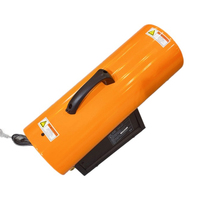 Chauffage au gaz pour bâtiment d'élevage 40KW, sans fumée, inodore, avec contrôle de température progressif, souffleur d'air chaud portable pour le chauffage des poulaillers et des porcheries