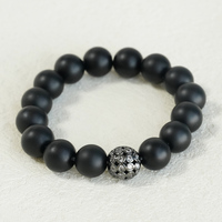 Perles pour la fabrication de bijoux, 50 pièces de 8mm, breloques rondes, pour collier, Bracelet, DIY, vente en gros, CZ