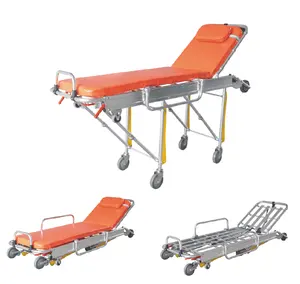 Medical First Aid Transfer Trolley Aluminum Hospital Emergency Stretcher