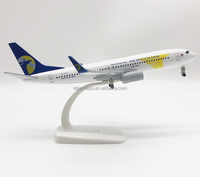 Modèle d'avion 16cm 1/400 mongolie moderne HUNNU AIR FOKKER 50 modèle d'avion moulé sous pression pour cadeau de compagnie aérienne