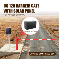Barrera de estacionamiento solar de 12V CC / Barrera automática de estacionamiento con brazo de 3s de instalación y operación sencilla