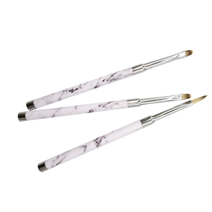 Ensemble de pinceaux à ongles liquides en forme de cœur orange pêche, pinceaux pour la peinture au gel UV acrylique, pour la conception de manucure - Product Image 6