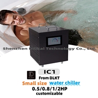 Enfriador de inmersión de agua para el hogar portátil 0,5-1.5HP 220V Venta superior Control inteligente para recuperación deportiva R410A Núcleo del motor de la bomba