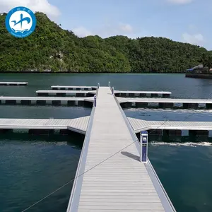 Sıcak satış asansör göl modüler plastik ana yüzer pwc haddeleme pontoon yüzer iskele