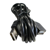 Personnalisé 1m 2m 3m 4m USB-A Mâle 2.0 à USB-A Femelle Câble de Données Charge Rapide Smart PVC Jacket 5V3A Ordinateur Accessoire