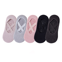 Chaussettes de yoga antidérapantes en silicone pour femmes, respirantes et absorbant la transpiration, idéales pour le Pilates, la danse et les sports d'intérieur (japonais, coréen)