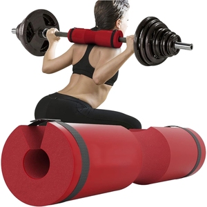 Shoulder Fitness Neck Hip Bridge Workout Gym Equipment EVA and <strong>Rubber</strong> Barbell <strong>Pad</strong> with Weight <strong>Lifting</strong> Push Bar