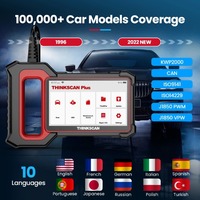 Escáner de Diagnóstico Automotriz Thinkscan Plus S7 OBD2 para Motor, ABS, Transmisión, Aire Acondicionado, BCM, IC, Lector de Códigos de Airbag, Herramientas de Escaneo Automático