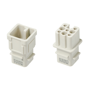 Connettore HD008 HDC per impieghi gravosi 10A 250V Maschio/Femmina, Accessori per stampaggio a iniezione plastica a canale caldo, Connettori per impieghi gravosi - Product Image 1