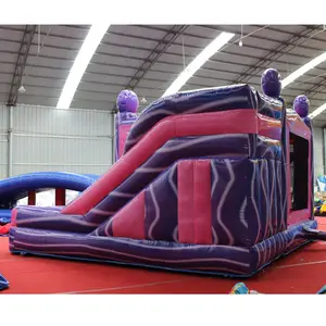 Gorila de aire para exteriores, trampolín inflable para niños de interior, castillo hinchable, tobogán de agua, combo de rebote