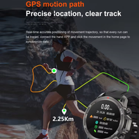 Reloj Inteligente Deportivo IP67 con Linterna LED, Llamadas Inalámbricas, Monitor de Sueño y Oxígeno en Sangre