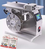 Machine d'étiquetage semi-automatique à angle droit de 90 degrés, machine de scellage de boîtes en carton, applicateur d'étiquettes transparentes anti-contrefaçon