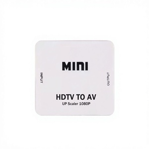 กล่องแปลงสัญญาณวิดีโอ Mini HDM12AV สำหรับจอ CRT/เกม/สตรีมมิ่ง 1080P เป็น CVBS L/R อะแดปเตอร์เสียง, ตัวแปลง HDM1 เป็นคอมโพสิต - Product Image 1