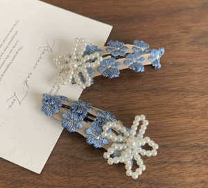 Fermagli per capelli piatti stile coreano alla moda fiori in plastica <span class=keywords><strong>Brighton</strong></span> con Design in stile cinese - Product Image 3