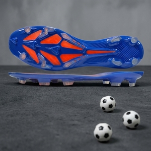 Chaussure de football FG pleine taille à semelle brute GY-24147, versions carbone et couleur unie, semelle vierge non finie pour usine OEM de chaussures - Product Image 6