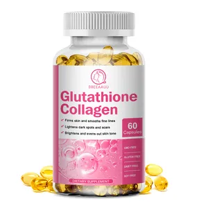 Greenpeople 60 Stück Kollagen-Glutathion-Kapseln Knochenkraft und Unterstützung Haar- und Nagelwachstum