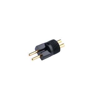 Connecteur de carte mère en cuivre 0,78 broches QDC <span class=keywords><strong>TFZ</strong></span> pour aide auditive UM0.78MM2PIN, connecteur audio en cuivre double broche DIY 25A - Product Image 5