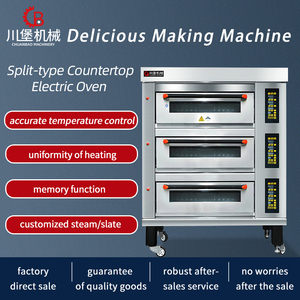 Four commercial à préchauffage rapide avec chaleur supérieure et inférieure pour la cuisson du pain, des hamburgers, des baguettes, des toasts - Product Image 3