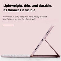 Housse de protection pour tablette, étui portable de bureau, clavier sans fil magnétique en PU, housse pour iPad Air4/Air5 10.9 pouces, anti-rayures, léger
