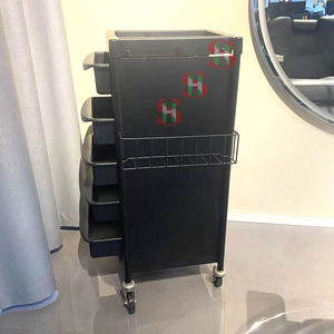 Carrito de Peluquería con Ruedas, Mueble de Salón de Belleza, Carrito Auxiliar para Peluquería - Product Image 5