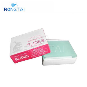 RONGTAI透明ガラススライドサプライヤー顕微鏡スライド準備中国7101 7102 7105 7107 7109スライドガラスつや消し - Product Image 4