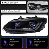 AURON VW Polo 2011-2018 Phare avant LED à faisceau bas, kit de modernisation/amélioration, haute luminosité 6000 lm 6000K 12V 36W, nouveau phare