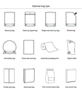 Kemasan Pouch Kraft Laminasi Zipper Anti Lembab Ramah Lingkungan Desain Kustom untuk Makanan, dengan Jendela, untuk Gula, Keripik Kentang, Permen Karet Bayi - Product Image 3