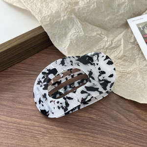 युशी 10 सेमी राउंड एसीटेट शार्क क्लिप हेडपीस क्लिप हेडपीस के लिए लड़कियों के लिए रचनात्मक घुमावदार हेयरपिन - Product Image 3