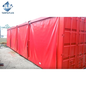 Bâches en PVC de haute qualité résistantes aux UV et à l'usure 800 g/m² pour les couvertures de conteneurs à toit ouvert ou les couvertures de conteneurs à plateau <span class=keywords><strong>plat</strong></span> - Product Image 4