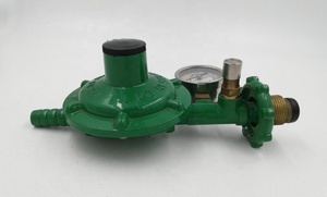 Chất lượng cao LPG điều chỉnh khí với đồng hồ và thiết bị an toàn van cho 9kg 10kg LPG Xi lanh khí van - Product Image 2